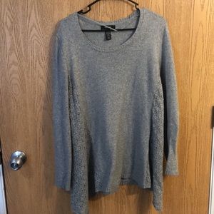 Grey Sweater with cute detail!
